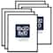 6 Pack: Black Multipurpose 8" x 10" Frame with Mat, Basics by Studio Décor®